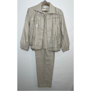 Vintage Great Cavalier Silk 3-Piece Pantsuit -‎ Size PS - 100% Silk & NWT!